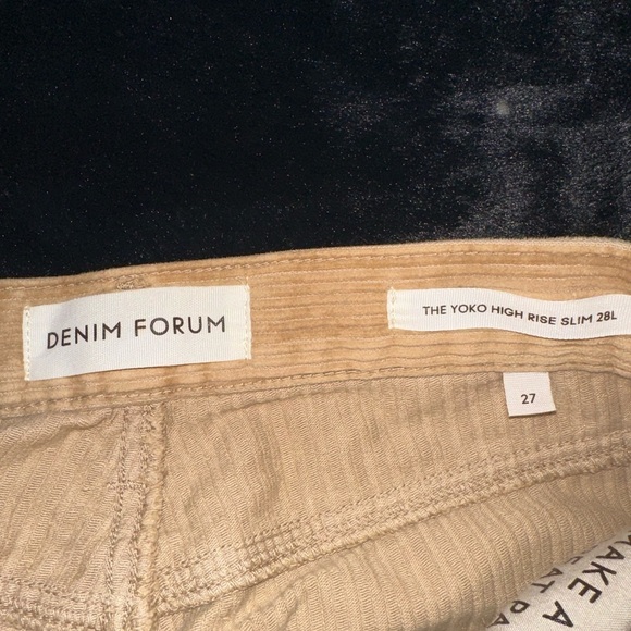 Denim forum cotton pants size 27 - Picture 4 of 4